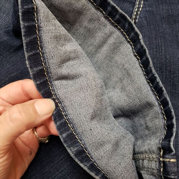 SILVER AIKO Jeans Dark Wash Bootcut Sz 22 - Picture 6 of 16